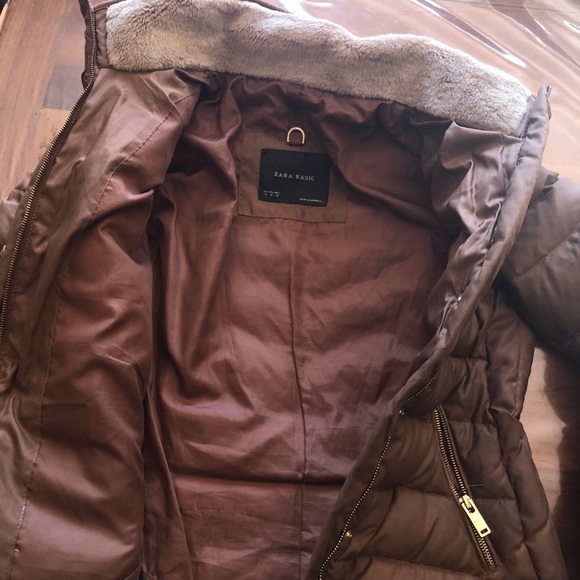 Zara brown puffer jacket - Picture 8 of 9